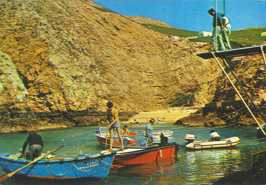 Vista panorâmica da Ilha da Berlenga — falésias e fortaleza histórica